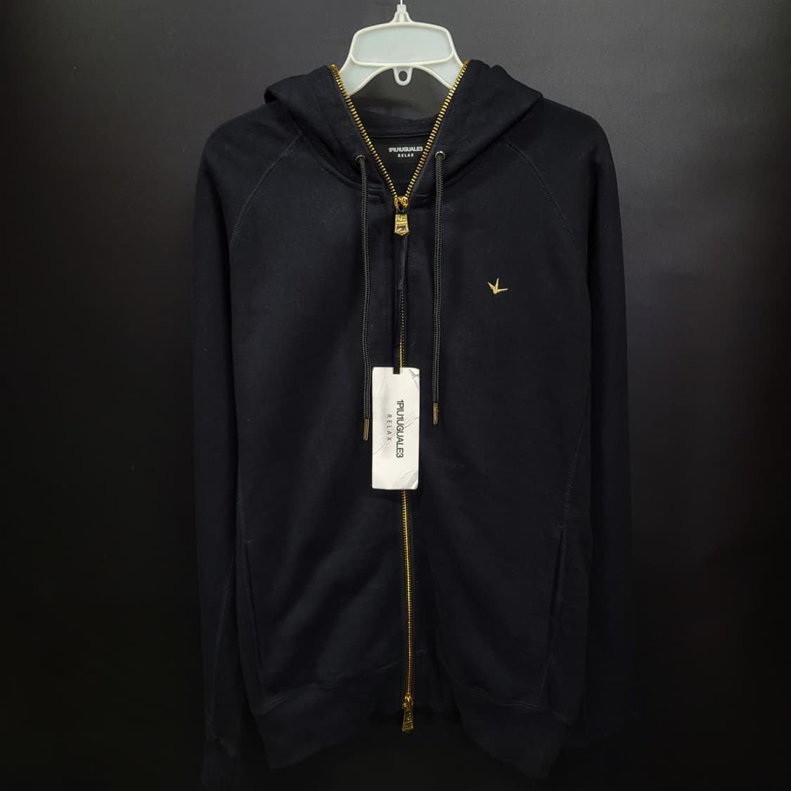 1PIU1UGUALE3 RELAX 골드 지퍼 후드 집업(새제품급) 상품이미지2