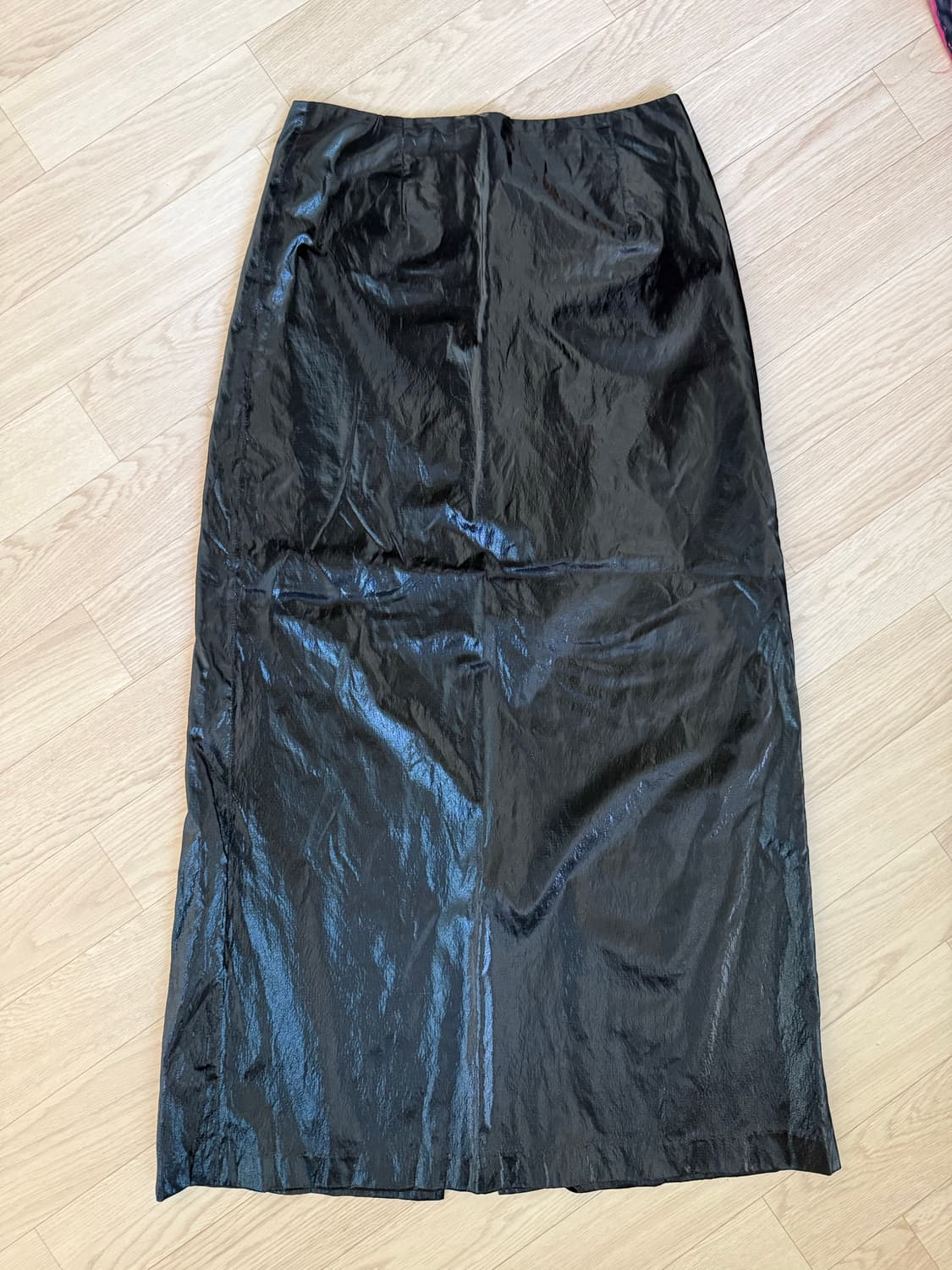 낫띵에브리띵 맥시 슬릿 스커트 블랙 상품이미지3