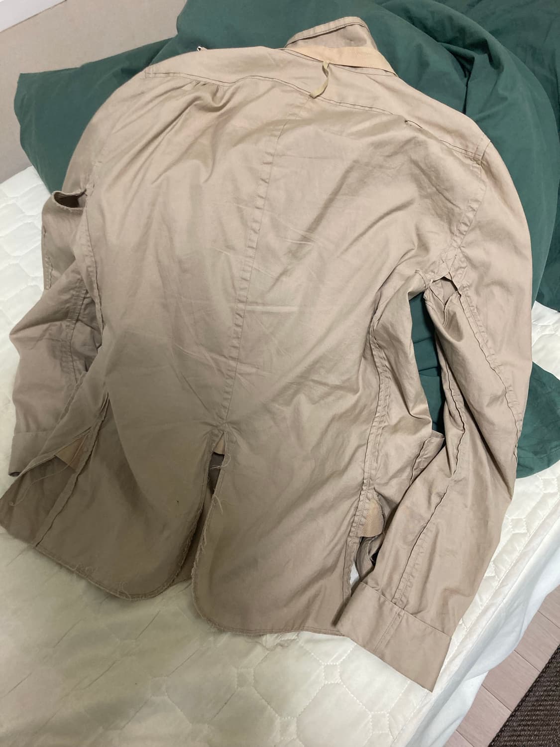 언더커버 beige shirt jacket 상품이미지6