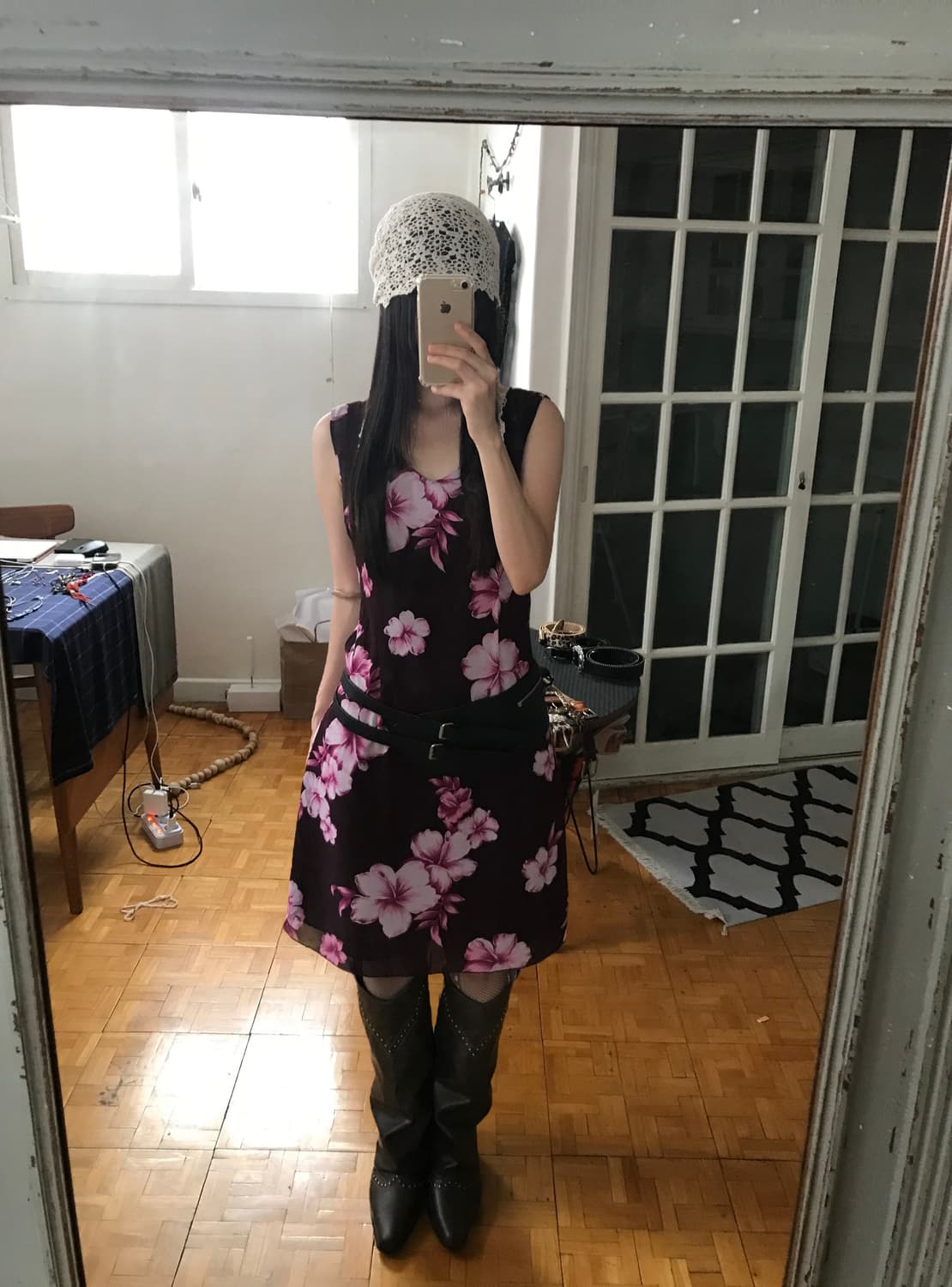 vintage pattern one-piece  상품이미지1