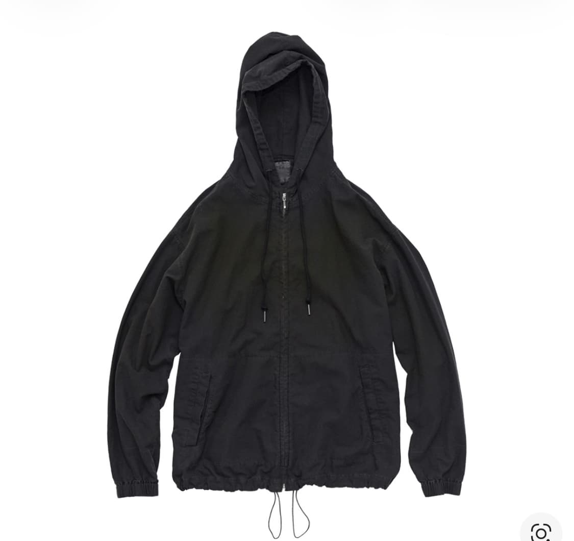 4) 폴리테루 집 후디 파카 유즈드 블랙 상품이미지1