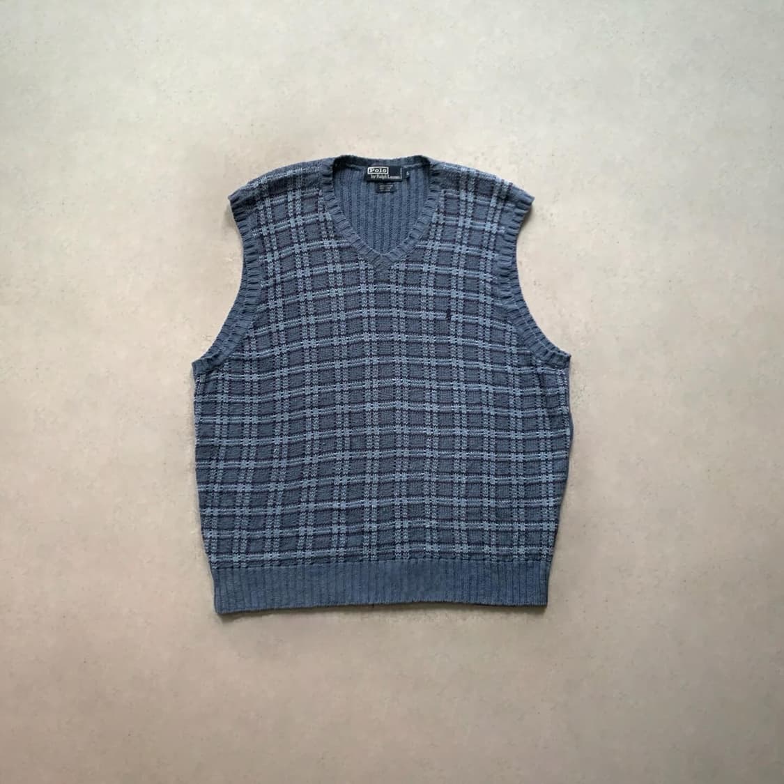Polo knit vest 상품이미지1