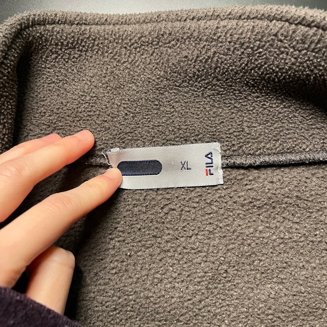 휠라 반집업 플리스 상품이미지5