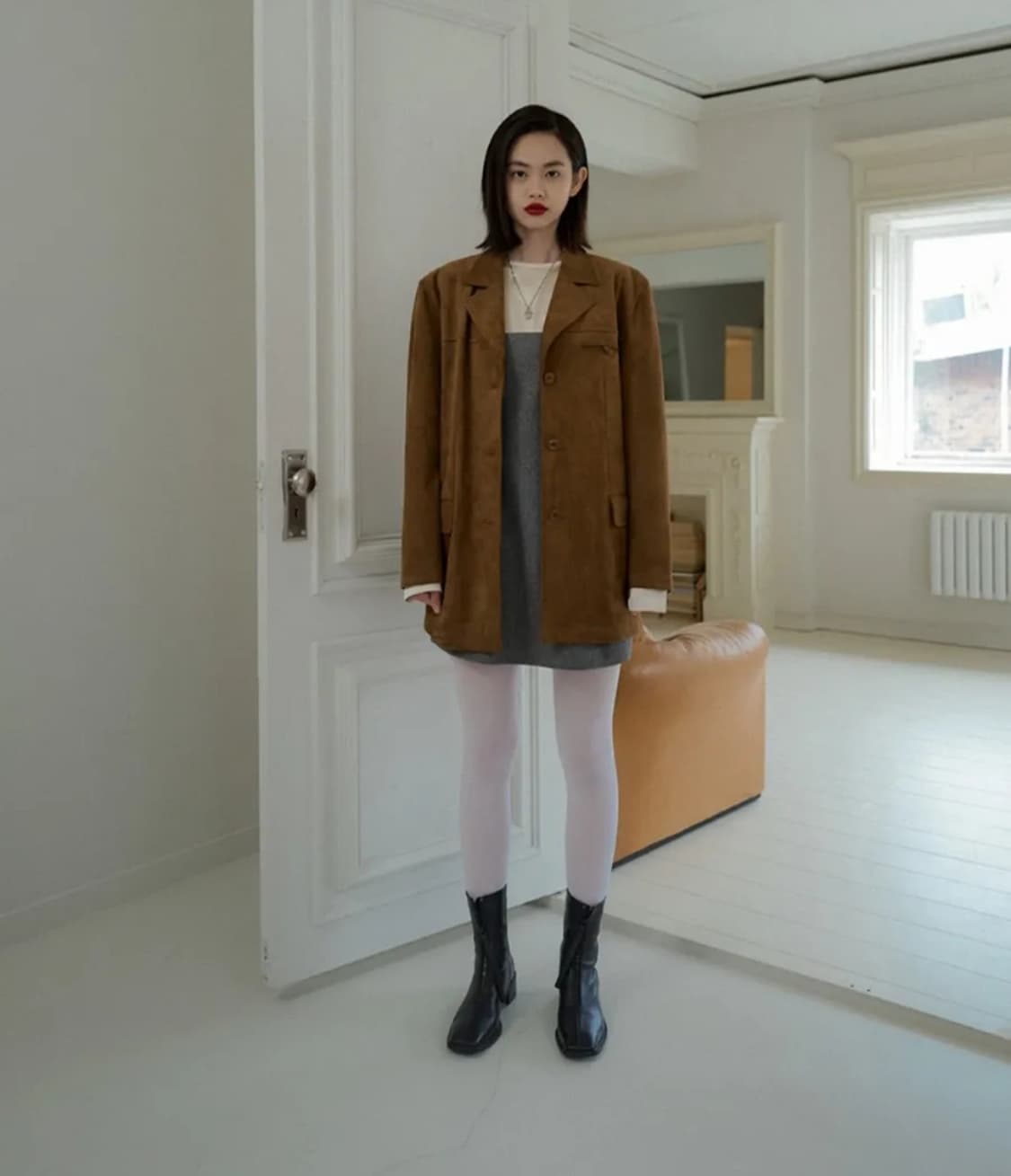 오버듀플레어 스웨이드 자켓 상품이미지1