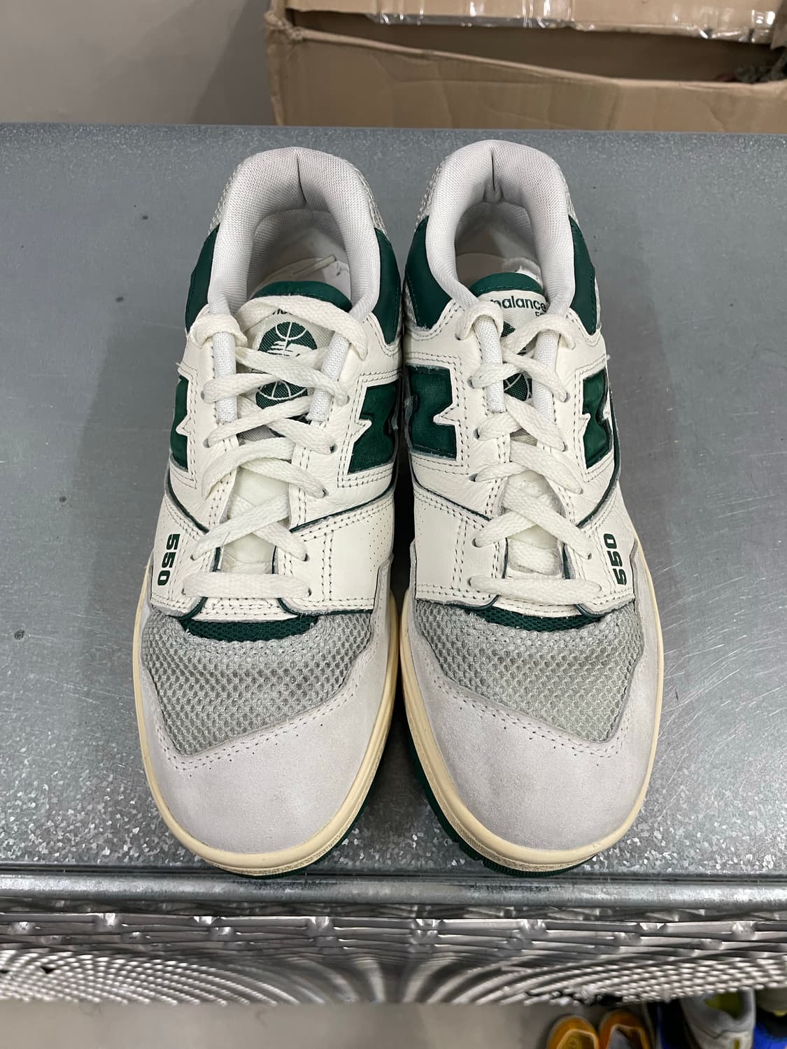 뉴발란스 550 화이트 그린 250 상품이미지5