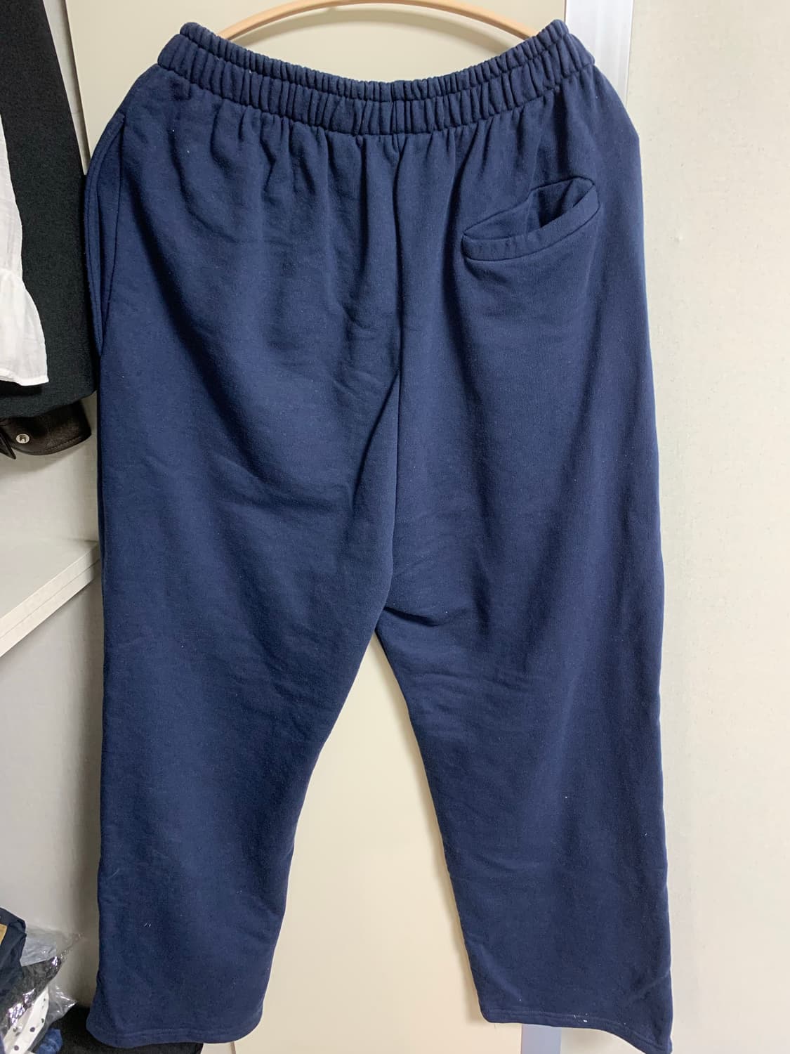 애프터먼데이 스웻팬츠 네이비/브라운 일괄 상품이미지5