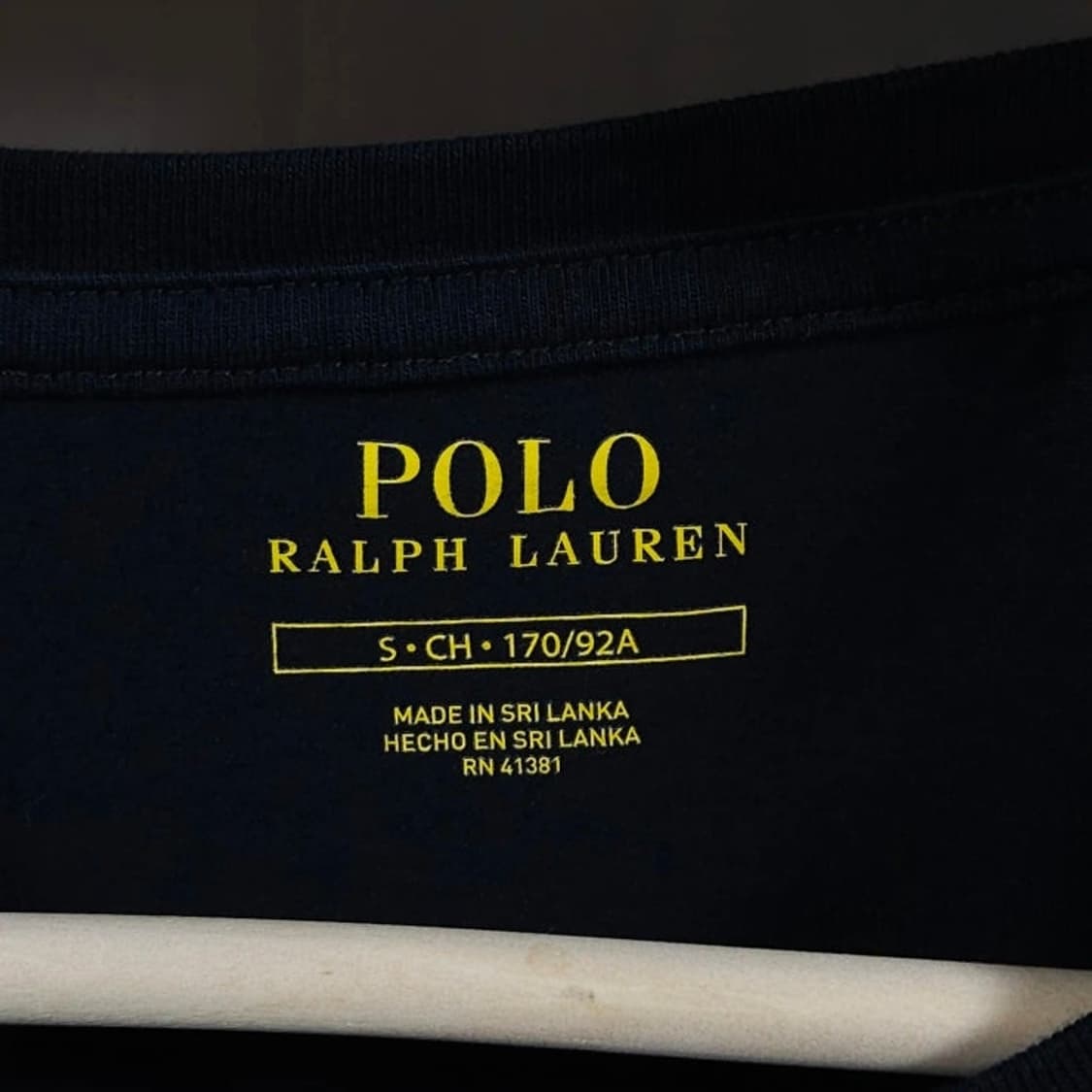 55~66 POLO 폴로 로고 프린팅 반팔 티셔츠 블랙 상품이미지4