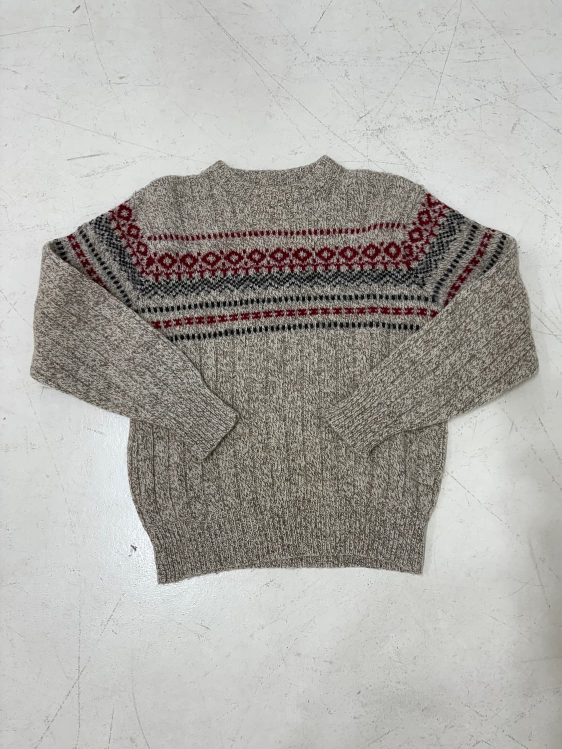 80’s LL Bean Nordic Wool Sweater 상품이미지1