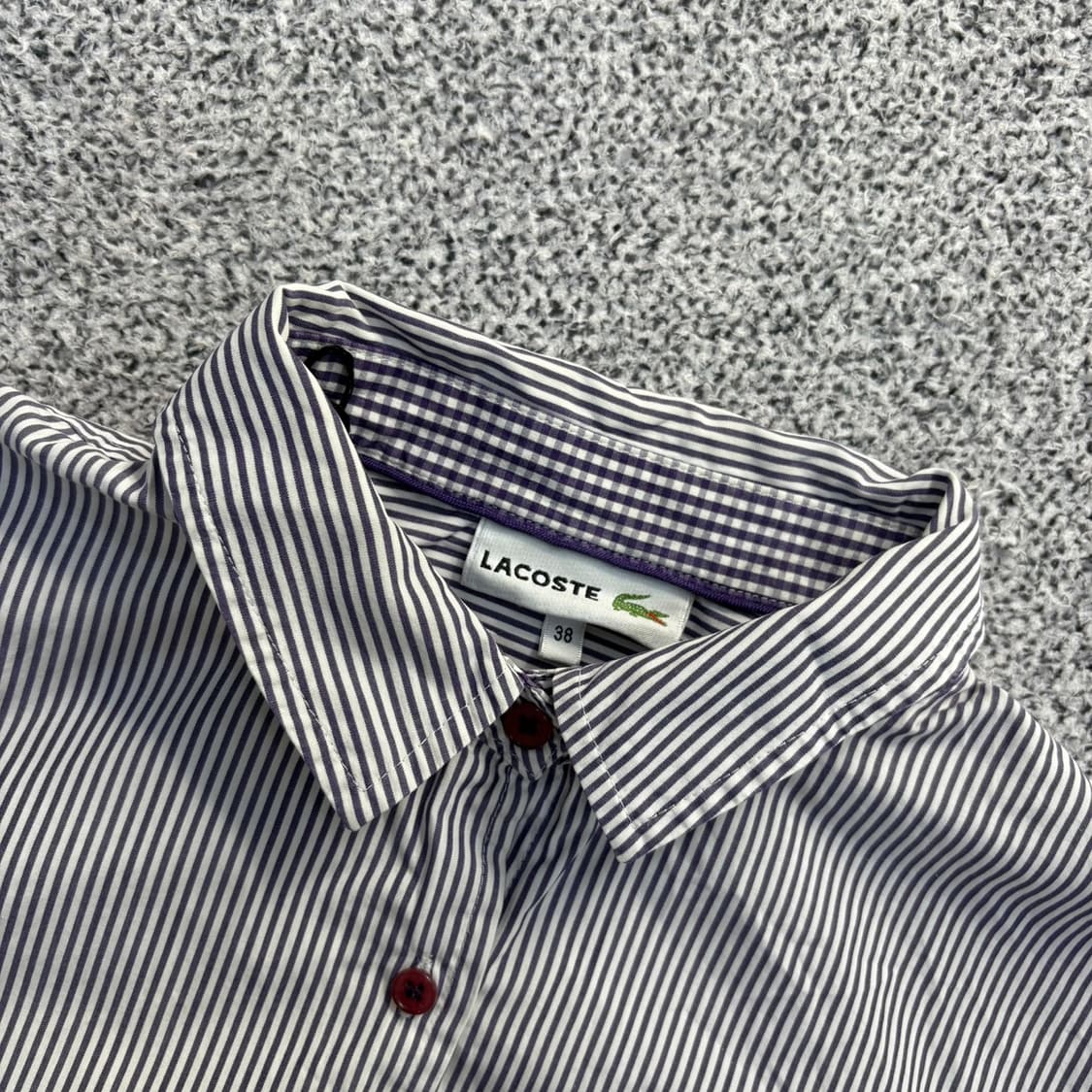 38 라코스테 스트라이프 셔츠 남방 0428J 상품이미지3
