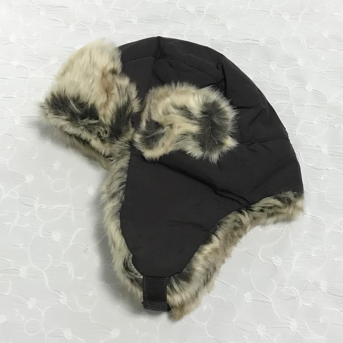 빈티지 너드 y2k 이어플랩 퍼 모자 상품이미지1