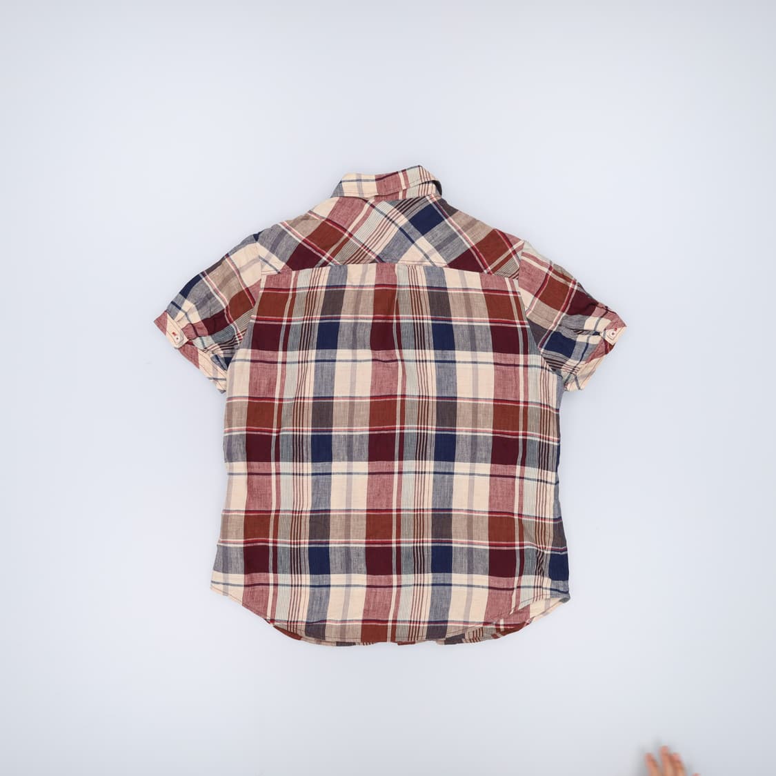 95 헤지스 여성 체크 반팔셔츠 0320H1 상품이미지2