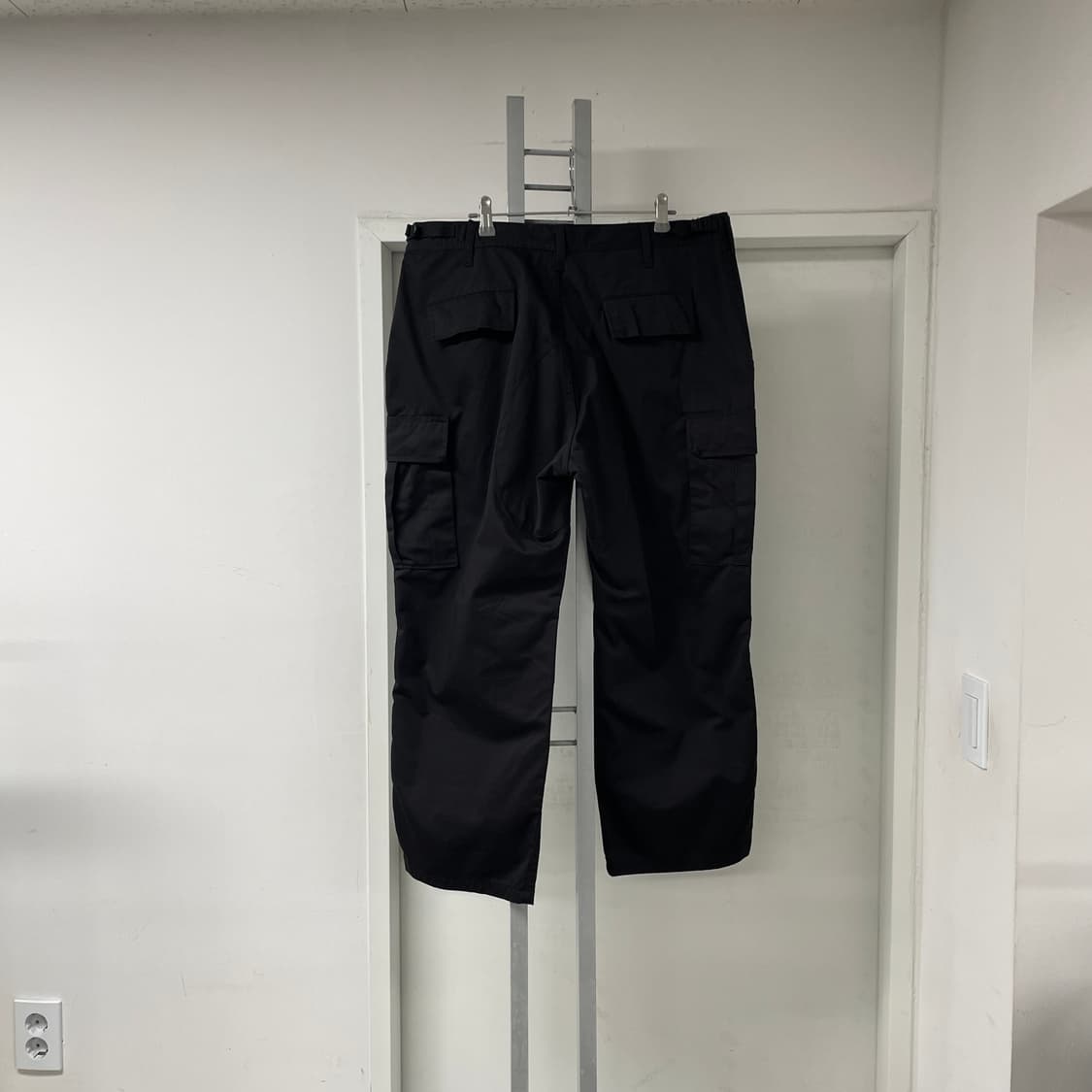 빈티지 카고 팬츠 블랙 L 상품이미지4