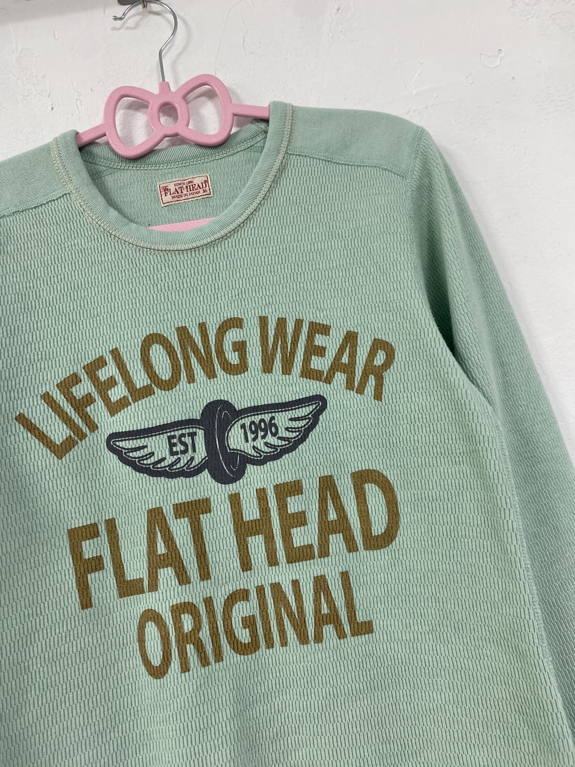 THE FLAT HEAD WAFFLE LONG SLEEVE 상품이미지3