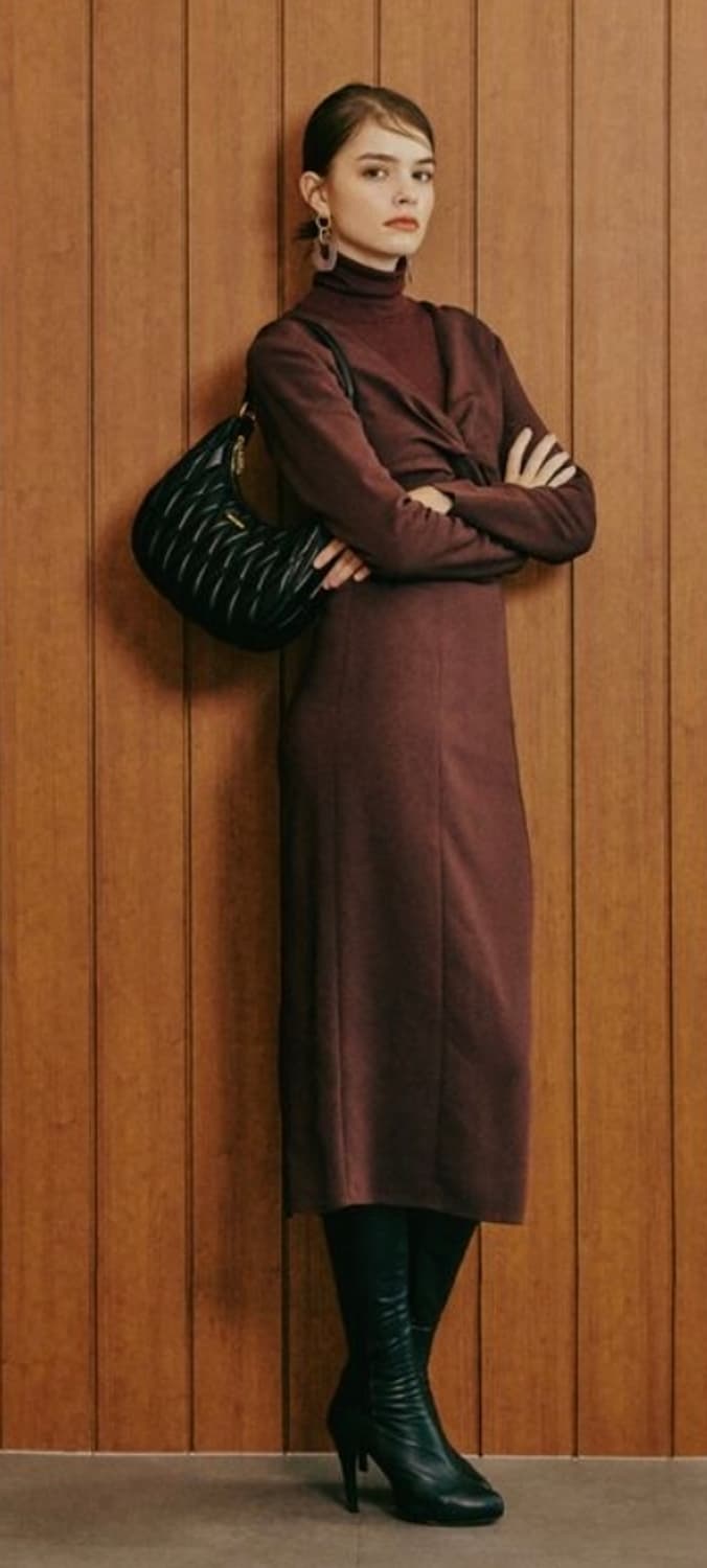 가이거 램펠(lammfell) 퀼티드 호보 + 이태리 모피 미니백 상품이미지1