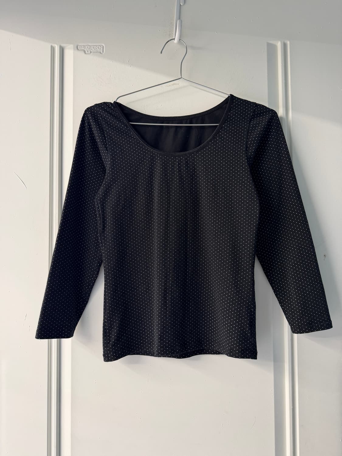 일본빈티지 도트 레이어드 롱슬리브 상품이미지4