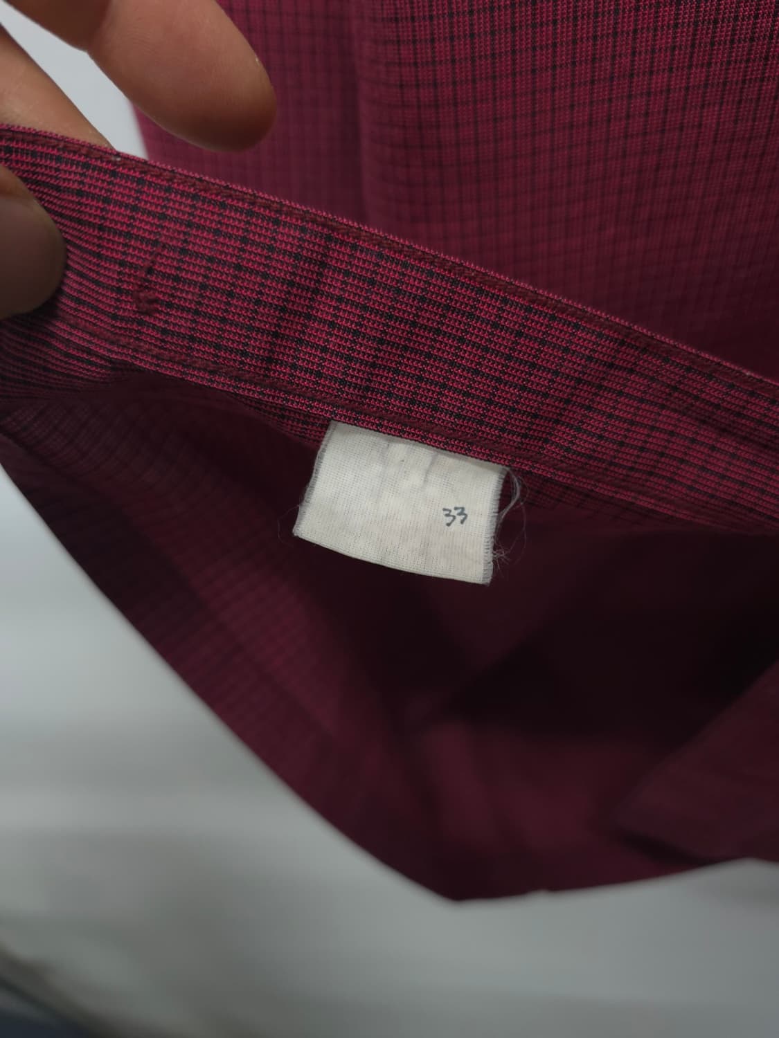 인터메조 레드 잔체크 셔츠 (남성 100) 상품이미지7