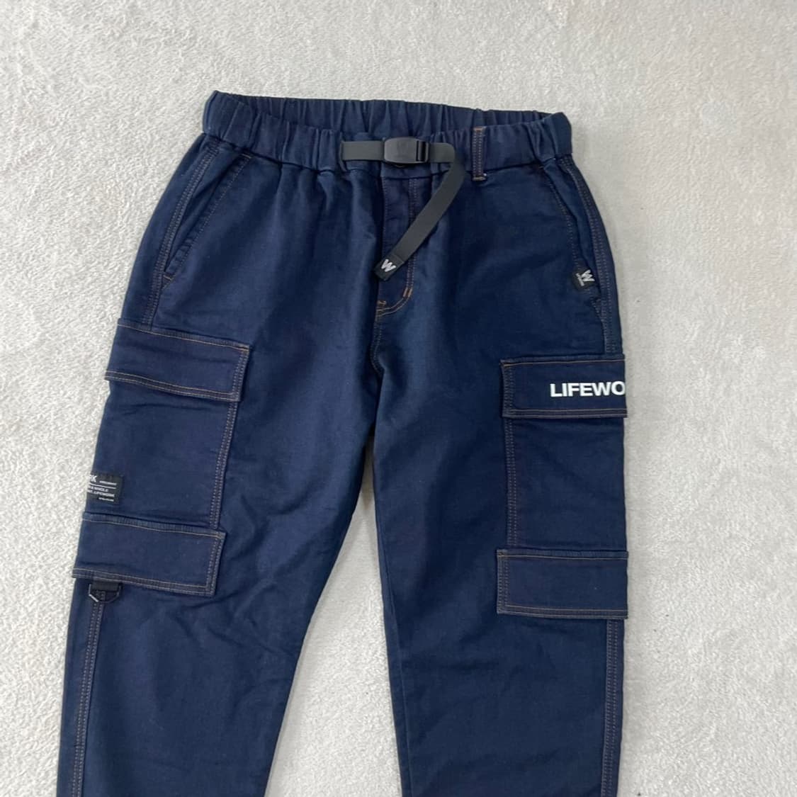 L 라이프워크 데님 카고조거팬츠 바지 상품이미지2