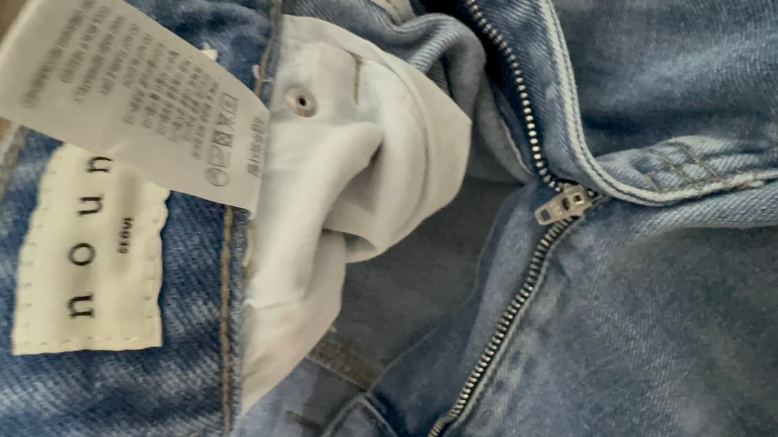 노운 와이드 데님 0사이즈 상품이미지4