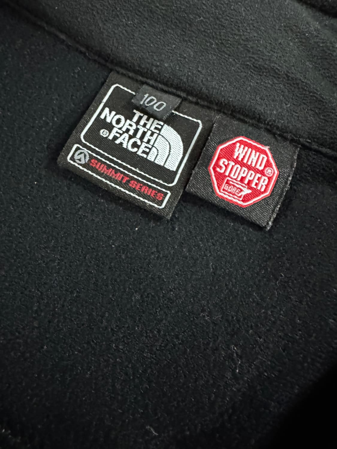 노스페이스 윈드스토퍼 플리스 자켓 L 블랙 상품이미지3