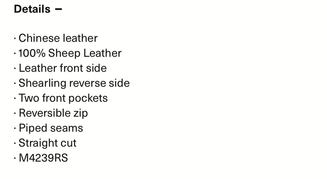 아워레가시 리버시블 셔링 베스트 블랙 브라운 48size 상품이미지8