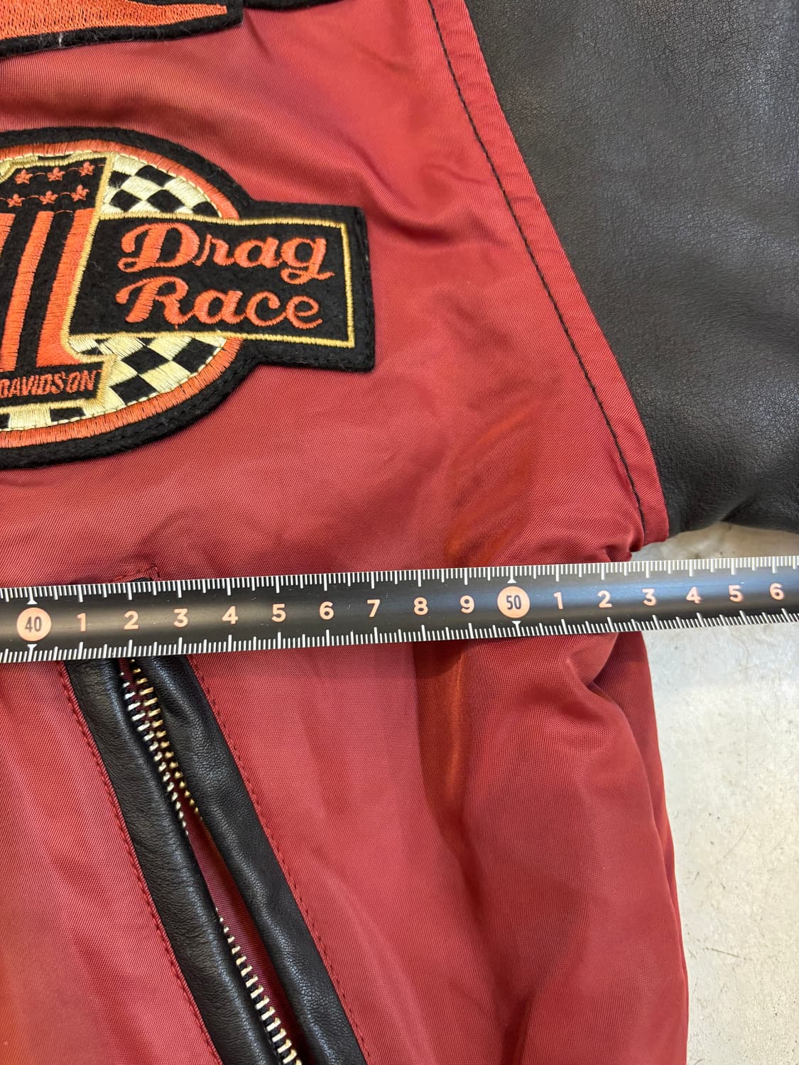 할리데이비슨 레이싱 패치 나일론 & 레더 봄버 상품이미지8