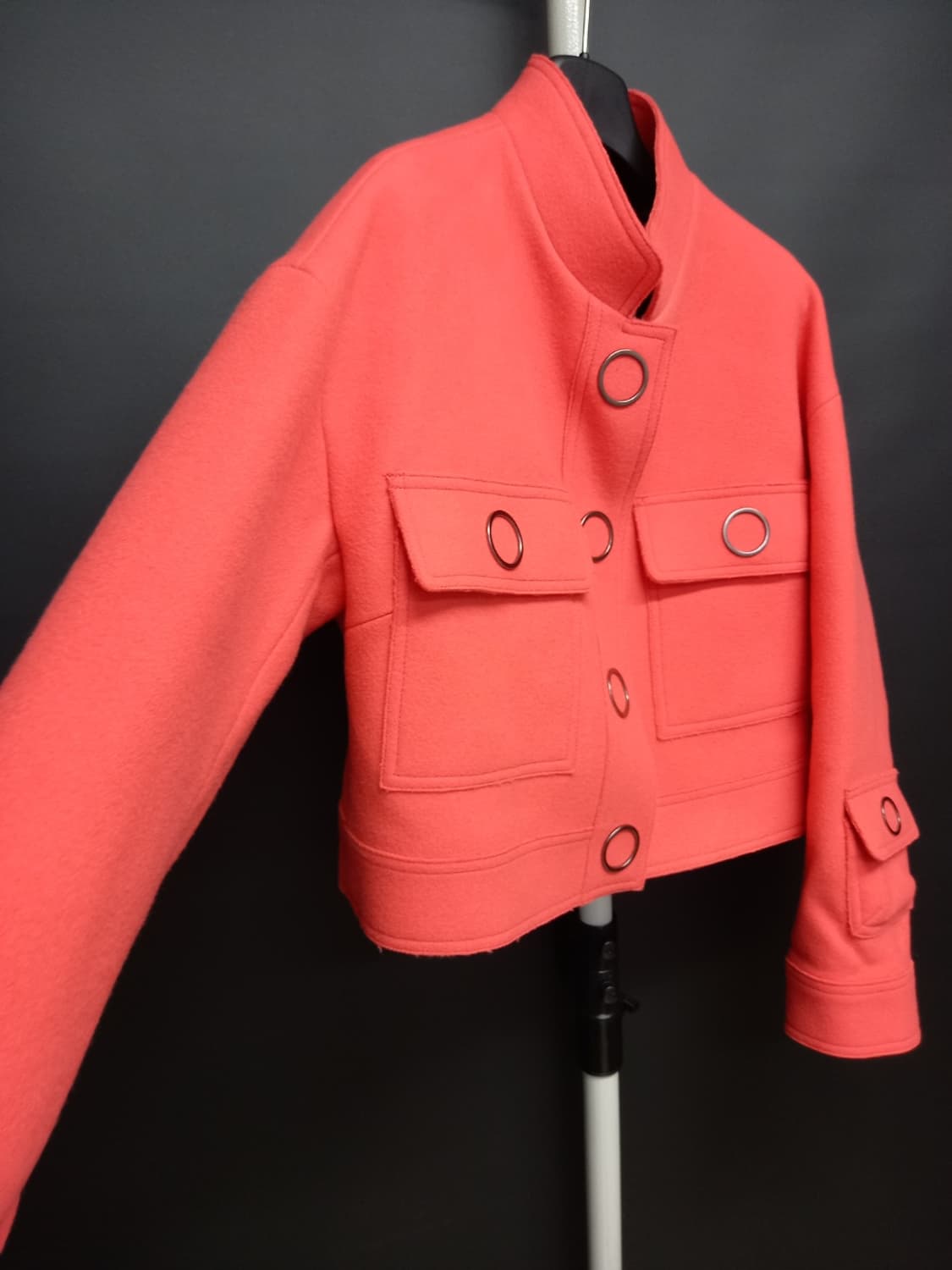 럭키슈에뜨 추동 모 숏 자켓 F 33-77 상품이미지4