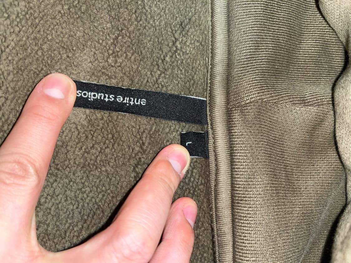 엔타이어스튜디오 풀집업 카키 (L) 상품이미지5