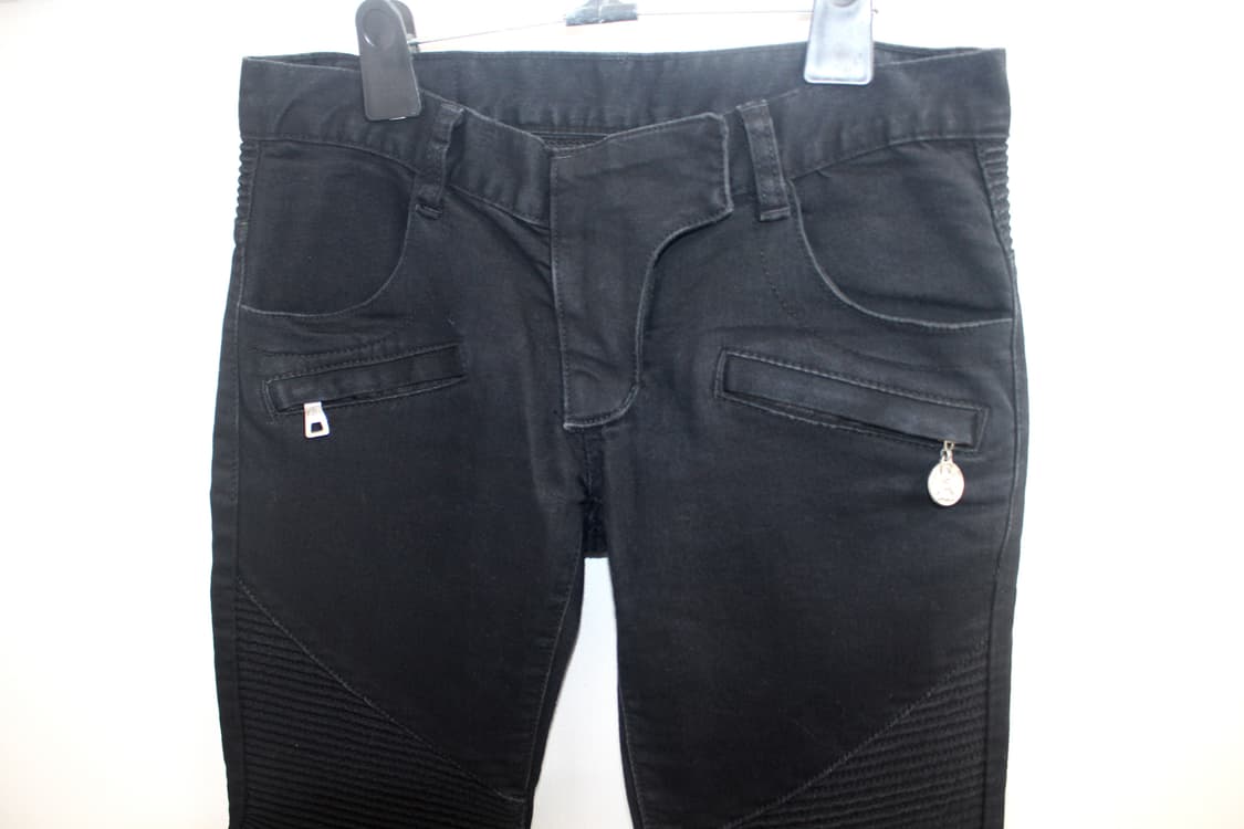 Balmain biker panel slim-straight jean 상품이미지6