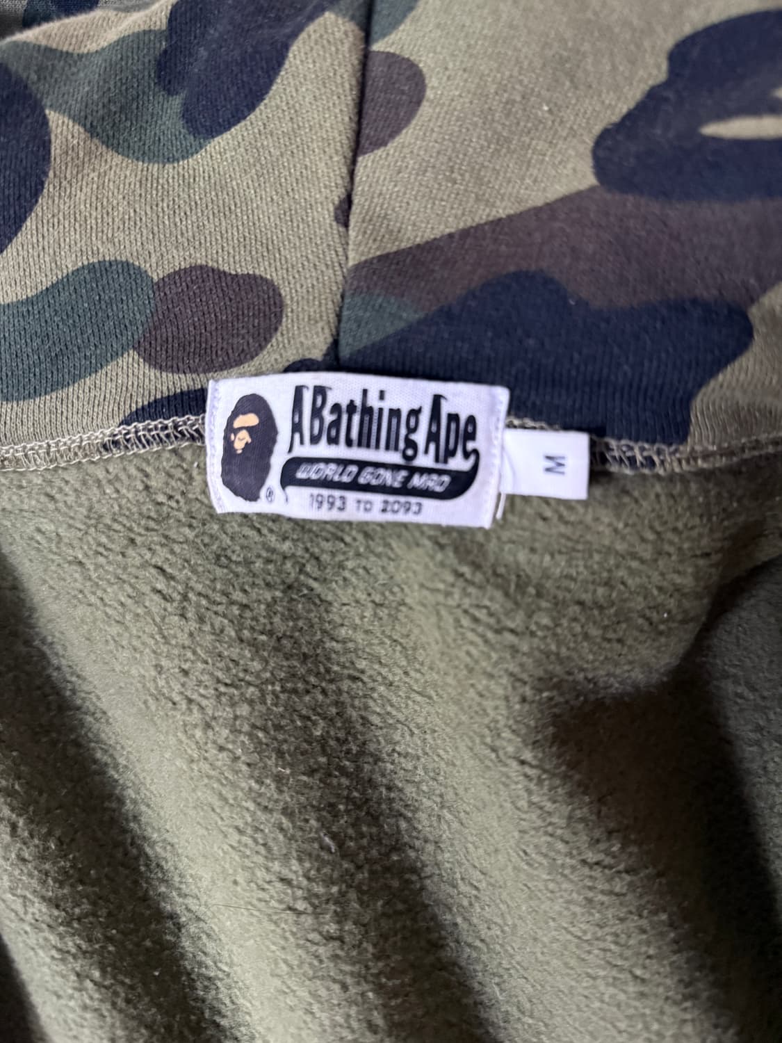 베이프 후드집업 m 상품이미지5