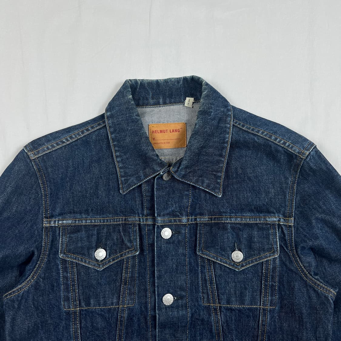 90‘s 98년도 헬무트랭 helmut lang 트러커 데님 청자켓 상품이미지2