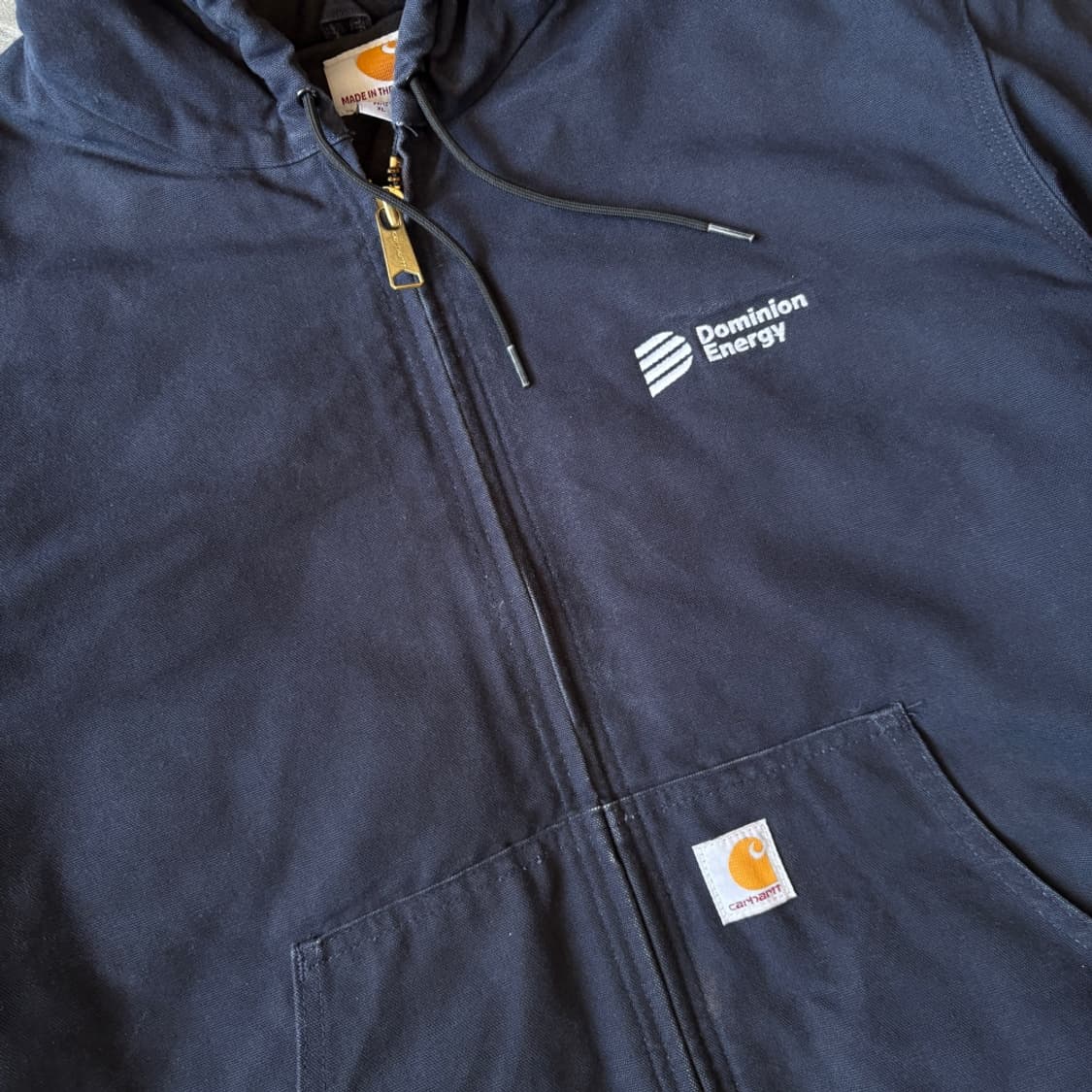 미국 생산 칼하트 j140 네이비 액티브 자켓 상품이미지5