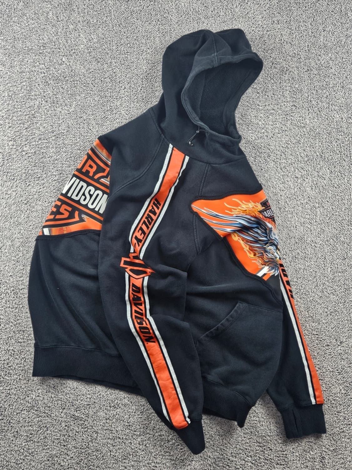 할리데이비슨 리워크 커스텀 스웻 후드 티셔츠 ( XL ) / 11240 상품이미지4