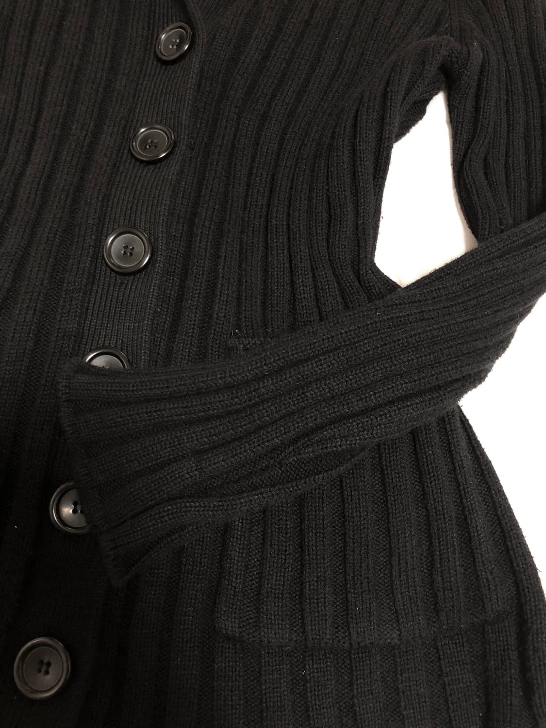 빈티지 블랙 단추 가디건 상품이미지5