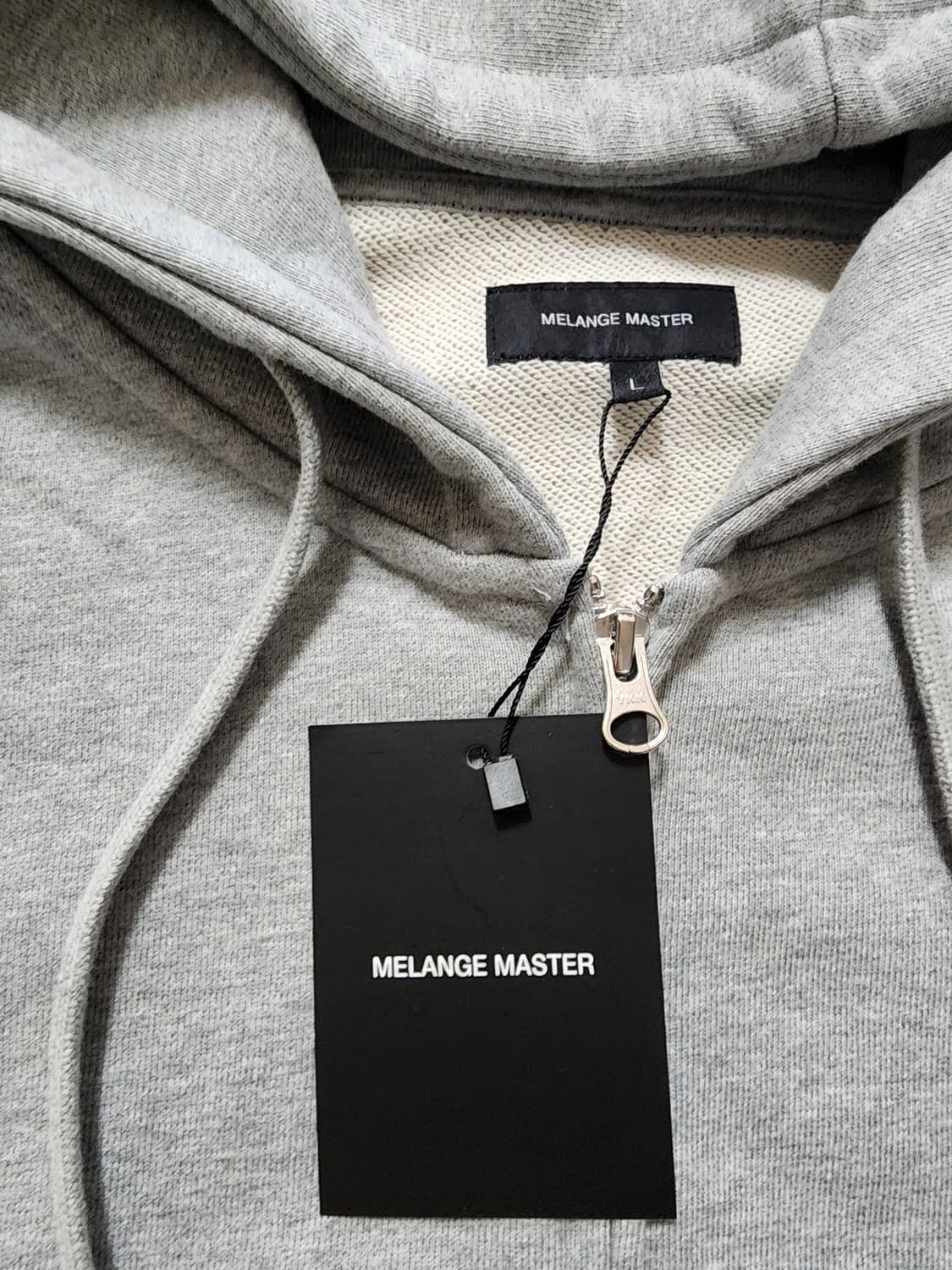 멜란지마스터후드집업자켓L사이즈 상품이미지6