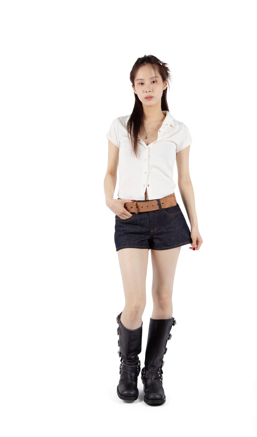 릿킴 LOW RAW SHORTS 상품이미지2