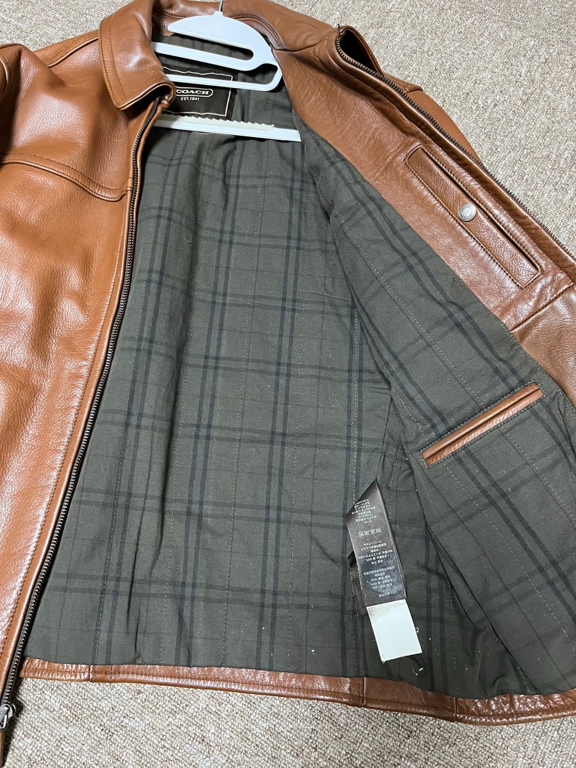 Coach leather JK 상품이미지4