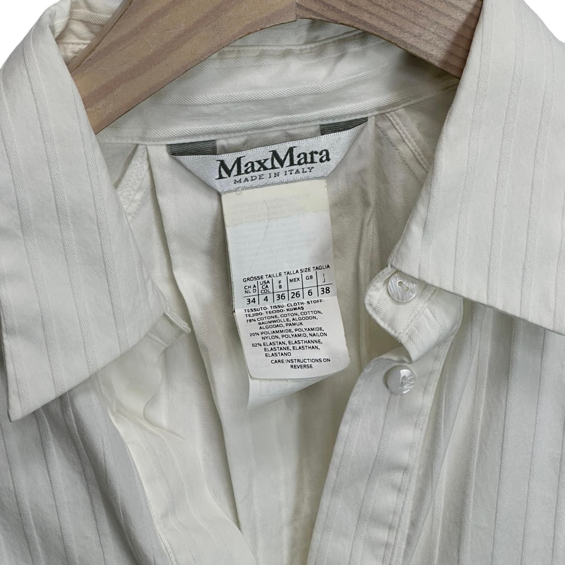 Max mara 스트라이프 셔츠 원피스  상품이미지5