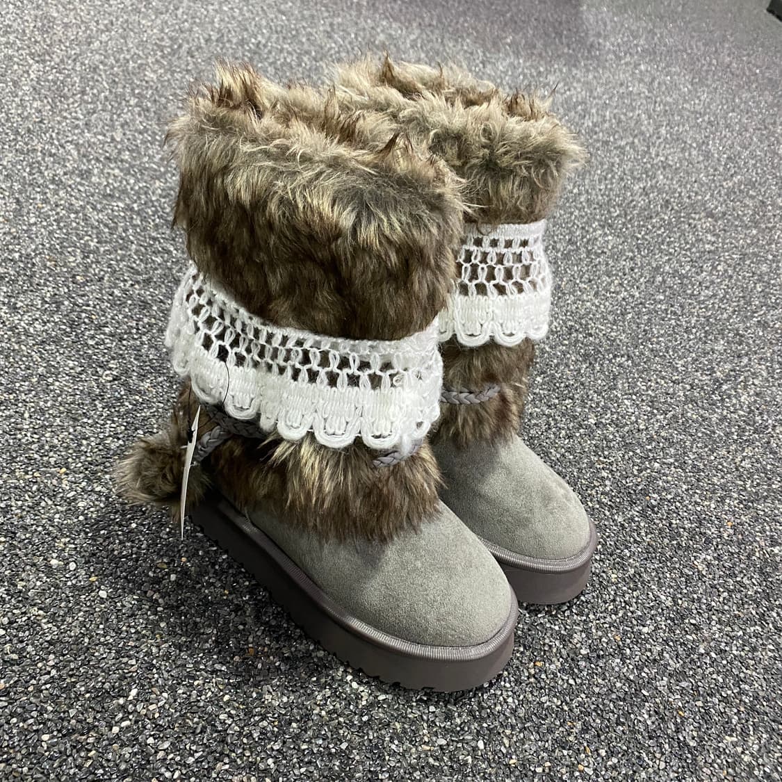 빈티지 에스닉 양털 부츠 b3405 상품이미지1