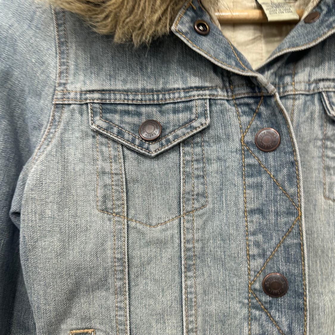 아베크롬비 퍼 데님자켓 상품이미지4
