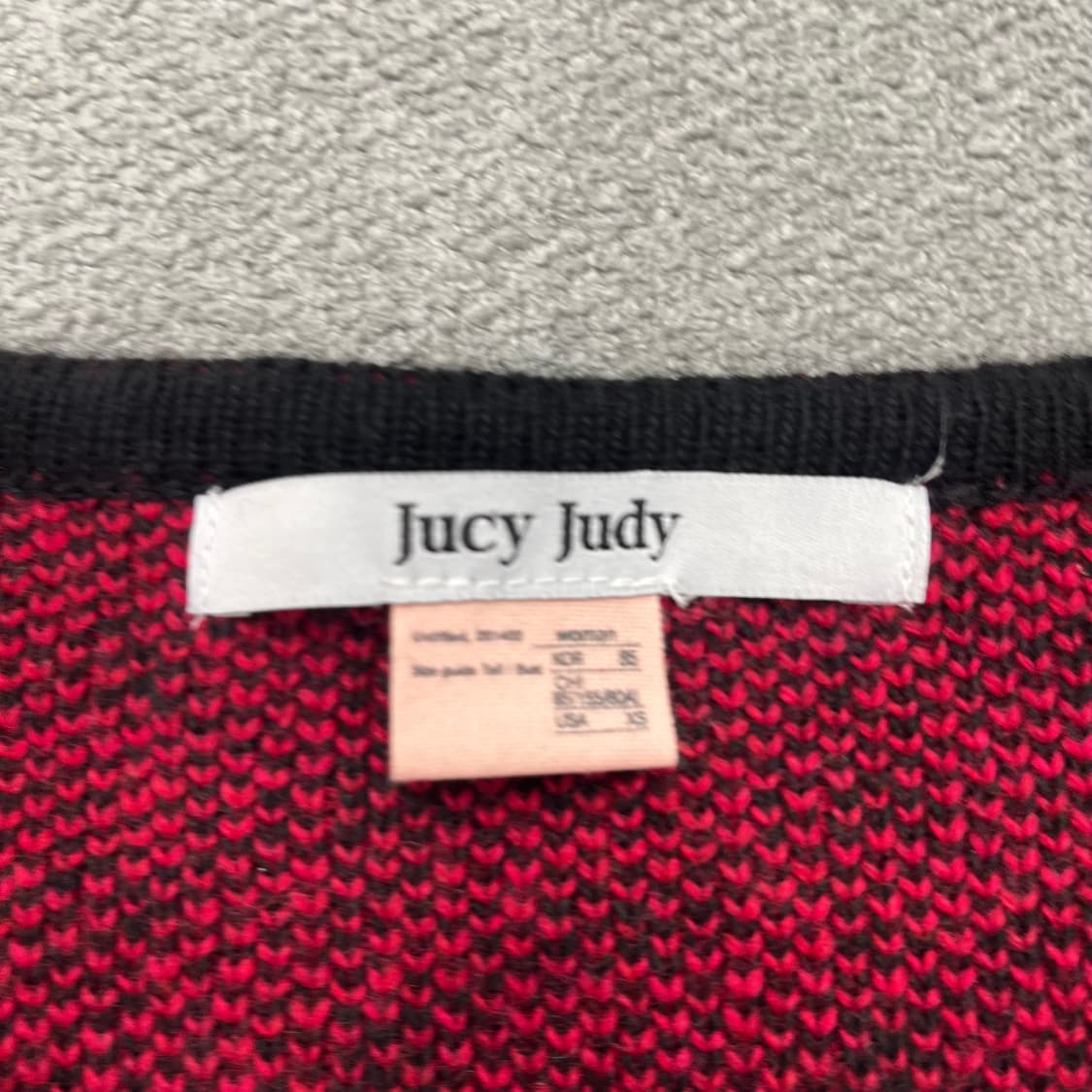 85 쥬시주디 노르딕 패턴 가디건 상품이미지4