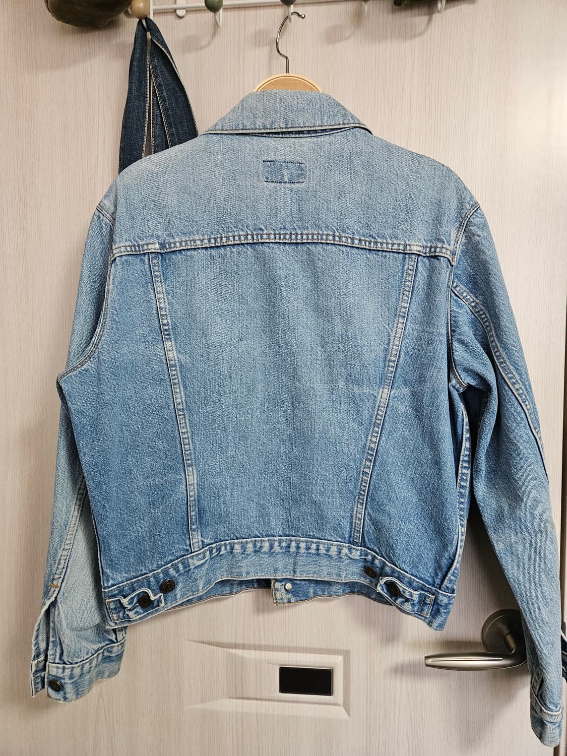 80s levis 청자켓 44 사이즈 데님 트러커 75506 0211 상품이미지4