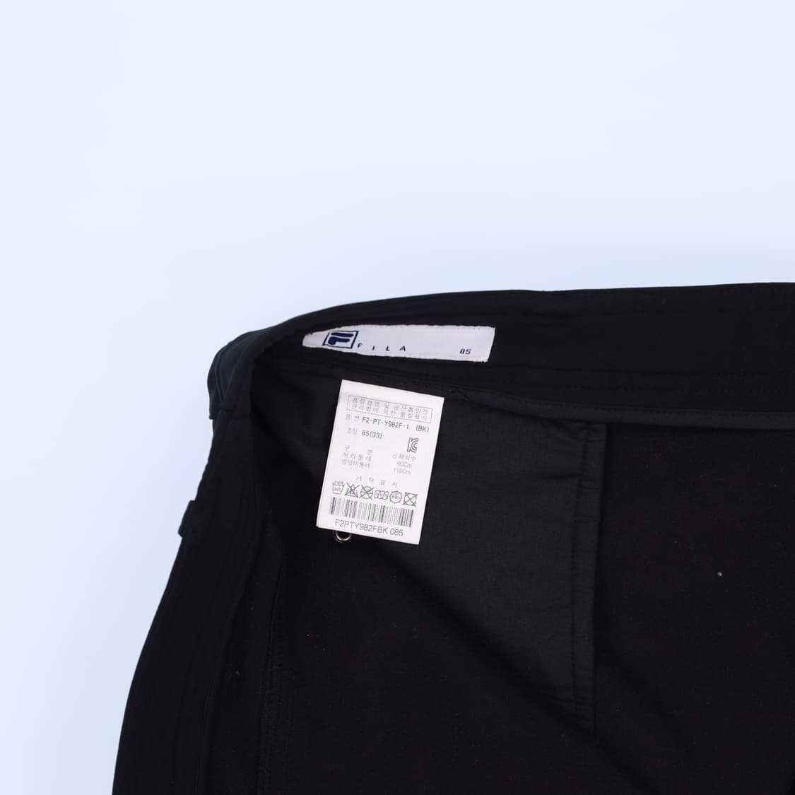 [85] 휠라 골프 블랙 일자 팬츠 1104HR3 상품이미지5