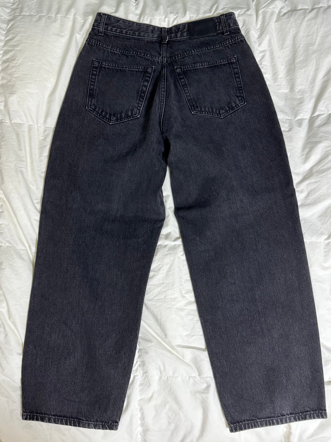 Errors Excepted 플리츠 테이퍼드 데님팬츠 상품이미지6