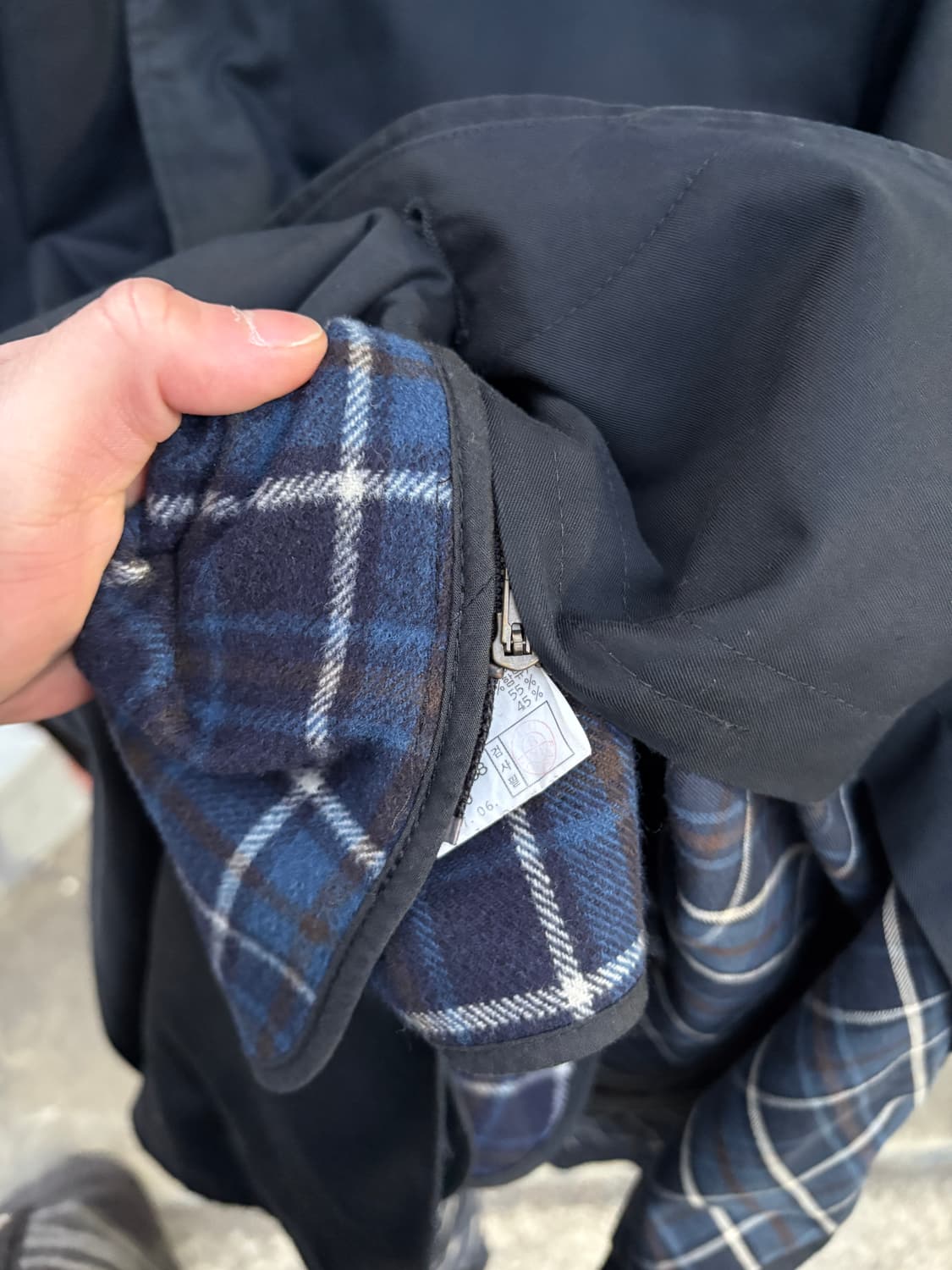 vintage 닥스 실크 혼방 트렌치코트 상품이미지6