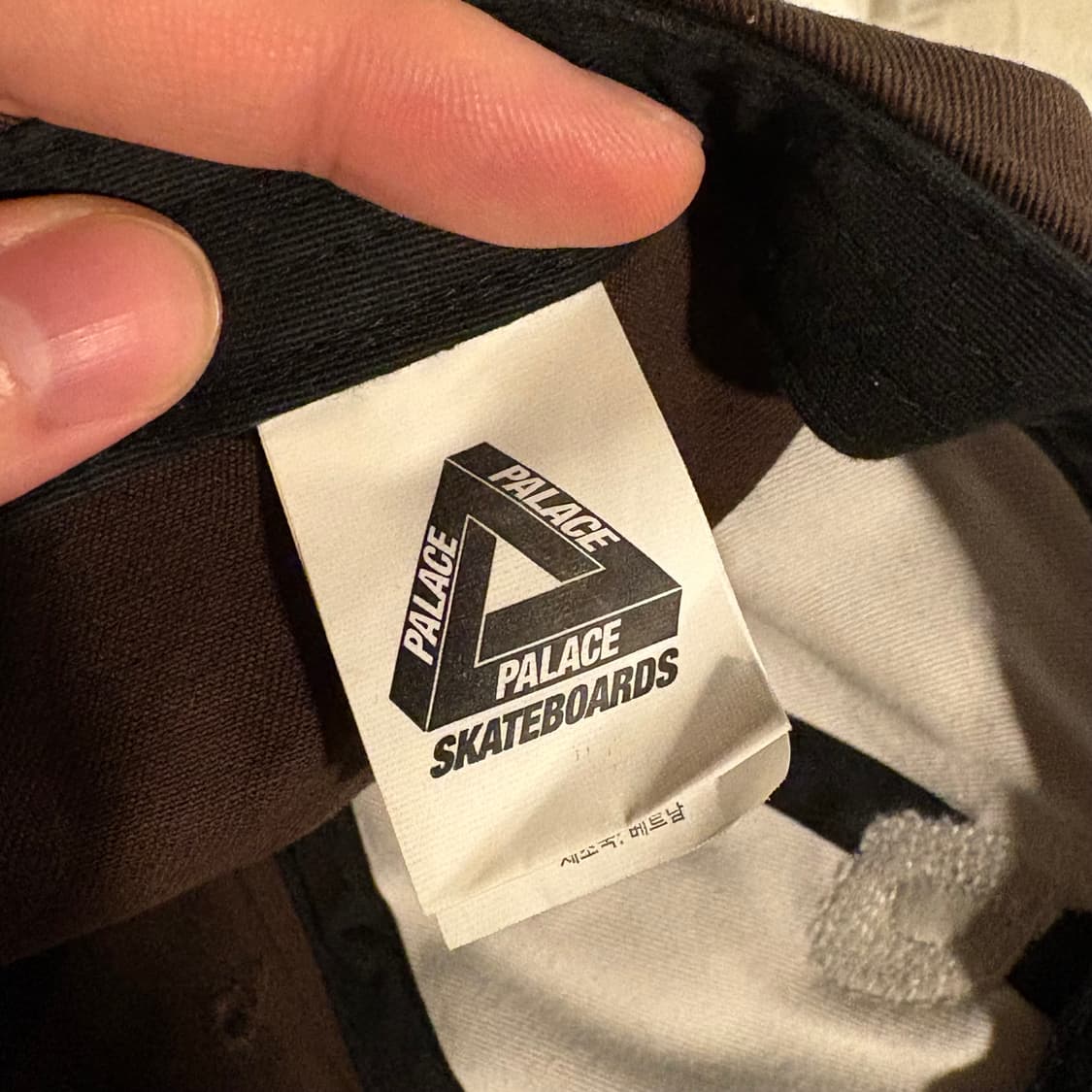 [새제품] 팔라스 p로고 6패널캡 브라운 상품이미지3