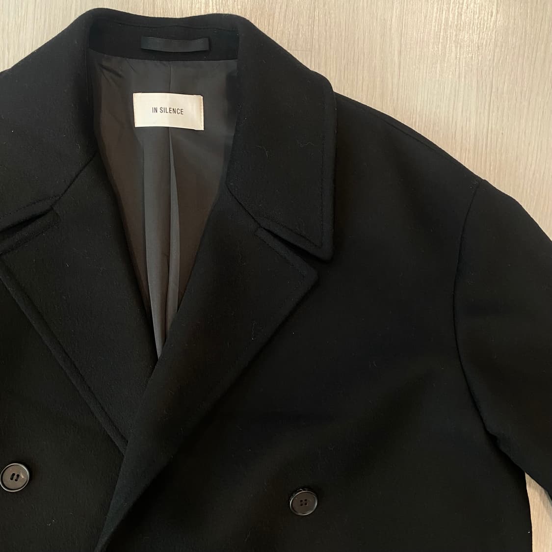 인사일런스 울 캐시미어 더블 코트 M 상품이미지1