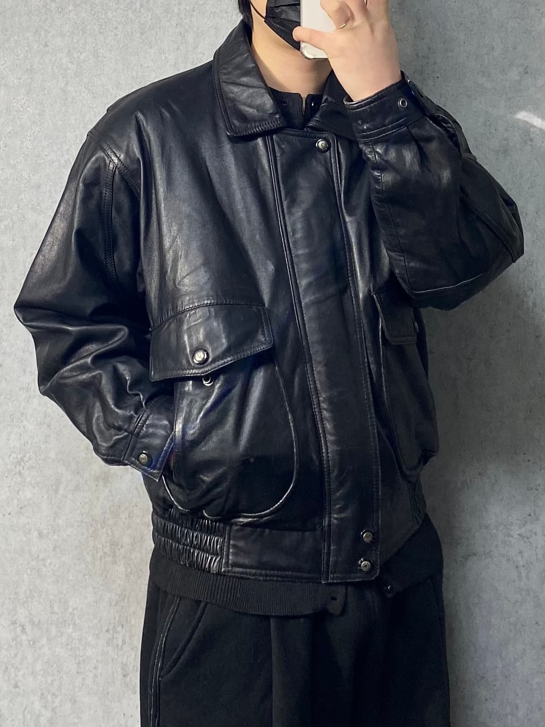 [95] 90s Vintage 빈티지 양가죽 A-2 레더자켓 상품이미지8