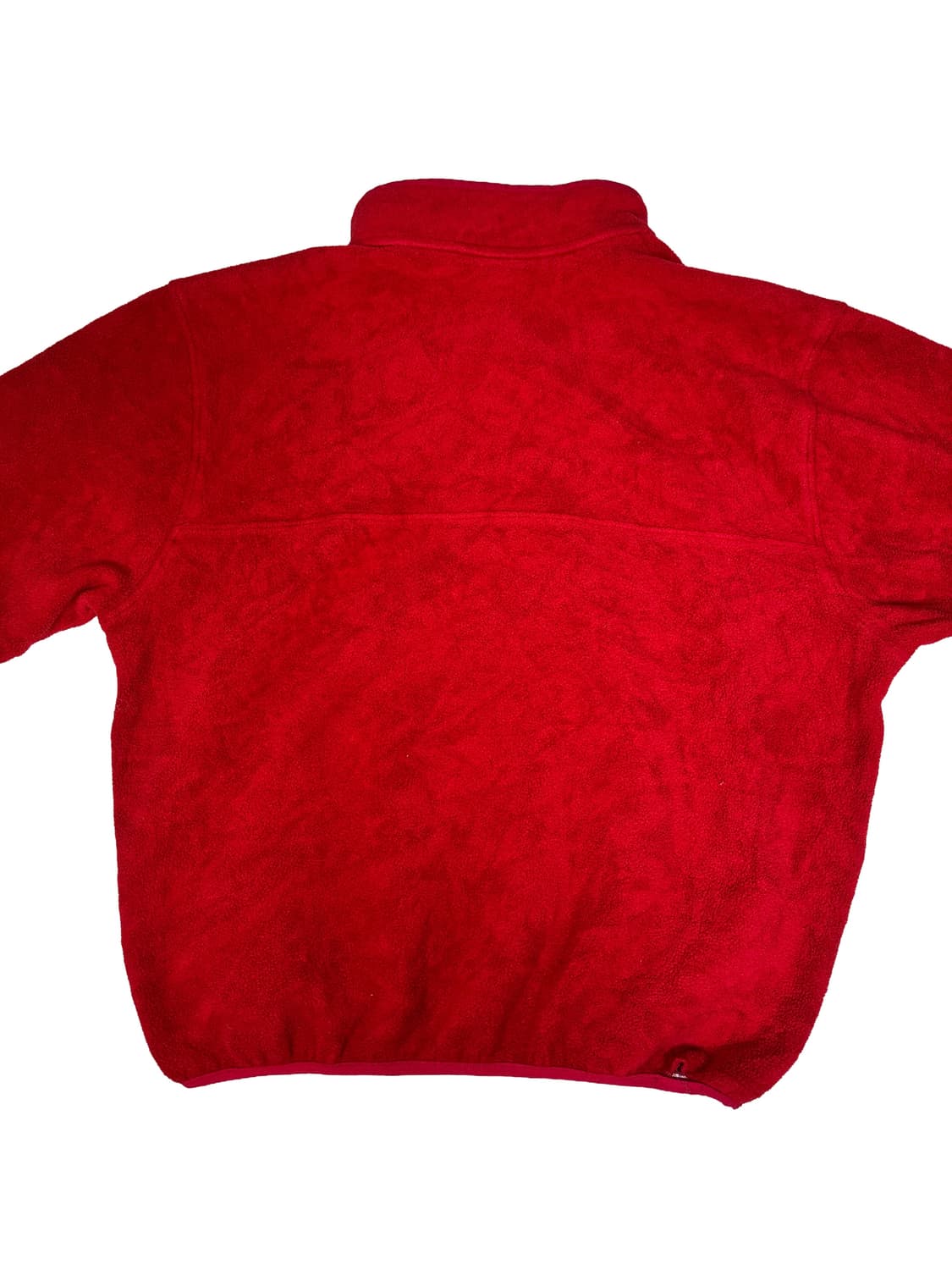 빈티지 90s 엘엘빈 LLbean 스냅 플리스 레드 XL 상품이미지7