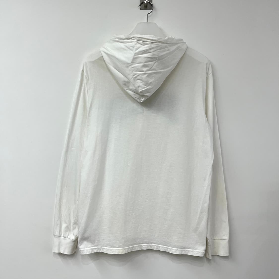 폴로 랄프로렌 스펠아웃 화이트 후드 긴팔 티셔츠 상품이미지3