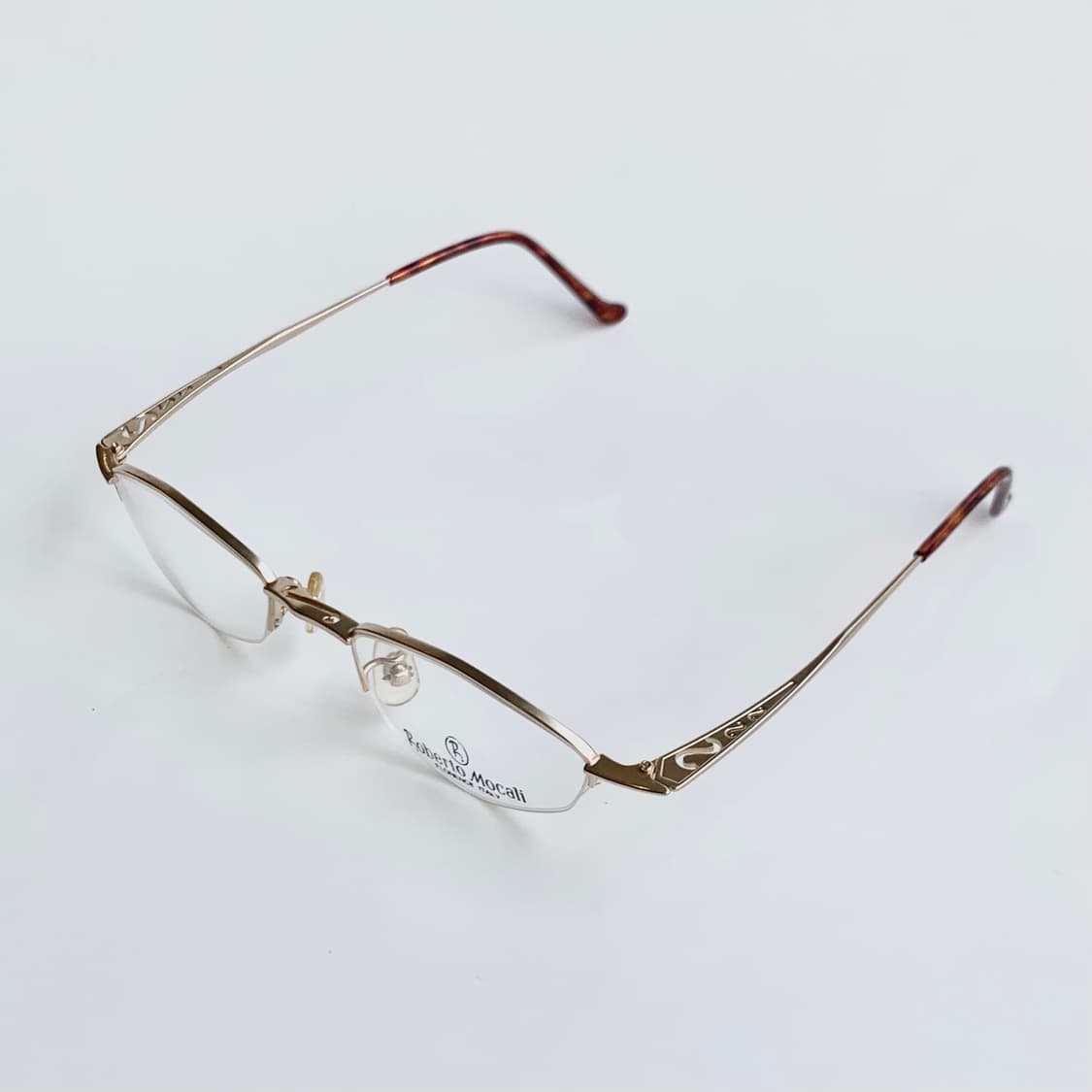 [픽키-720] 데드스탁 하프림 골드 메탈 호피 빈티지안경 상품이미지10